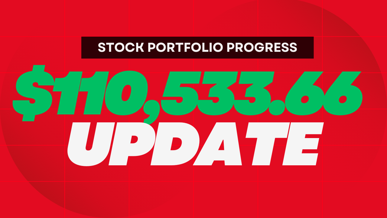 $110,533.66 Stock Portfolio Progress Update (#37)